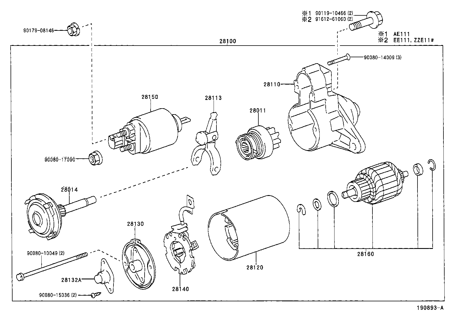  COROLLA |  STARTER