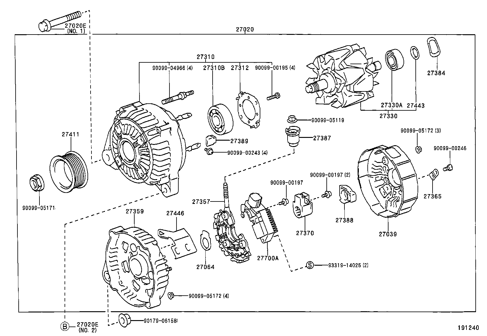  AVENSIS |  ALTERNATOR