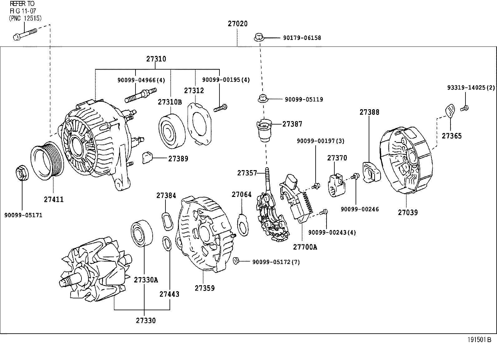  CAMRY |  ALTERNATOR