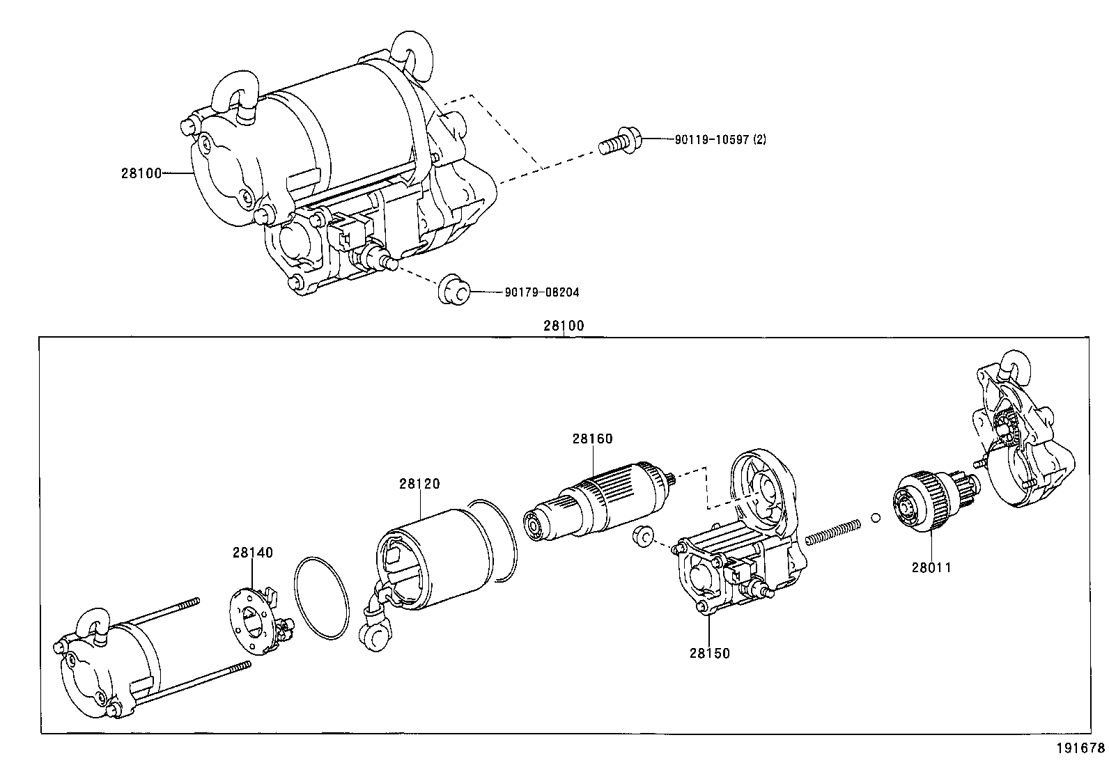  LAND CRUISER 100 |  STARTER