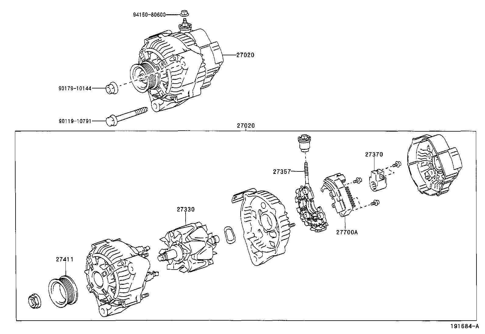  LAND CRUISER 100 |  ALTERNATOR