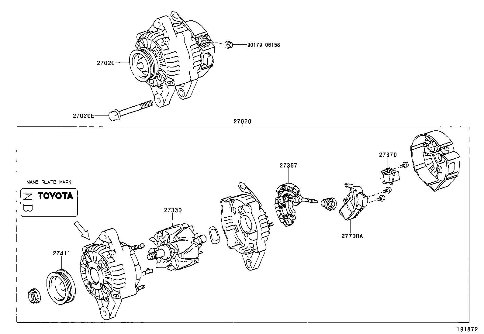  YARIS |  ALTERNATOR