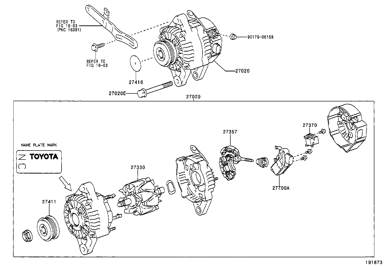  YARIS |  ALTERNATOR