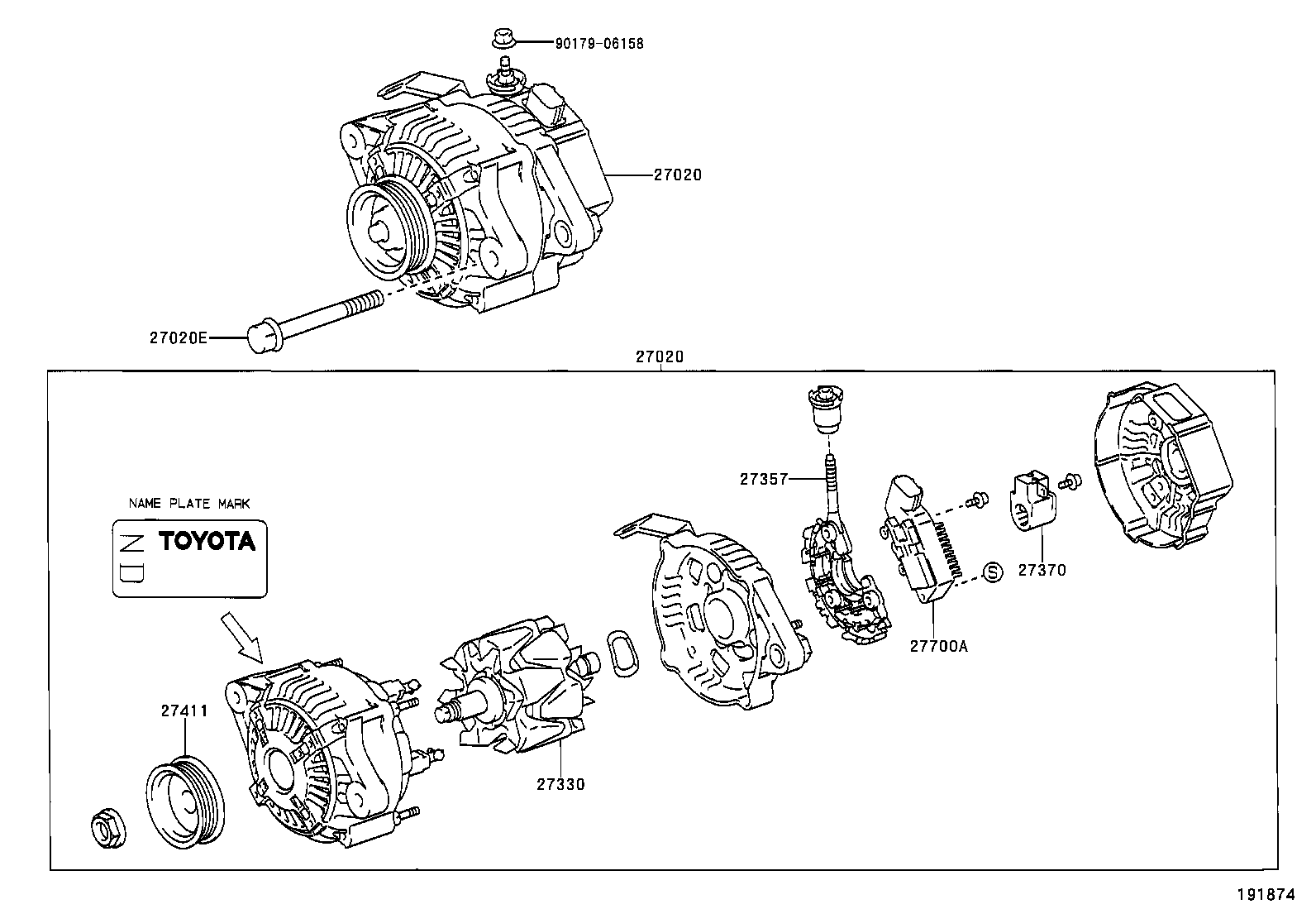  YARIS |  ALTERNATOR