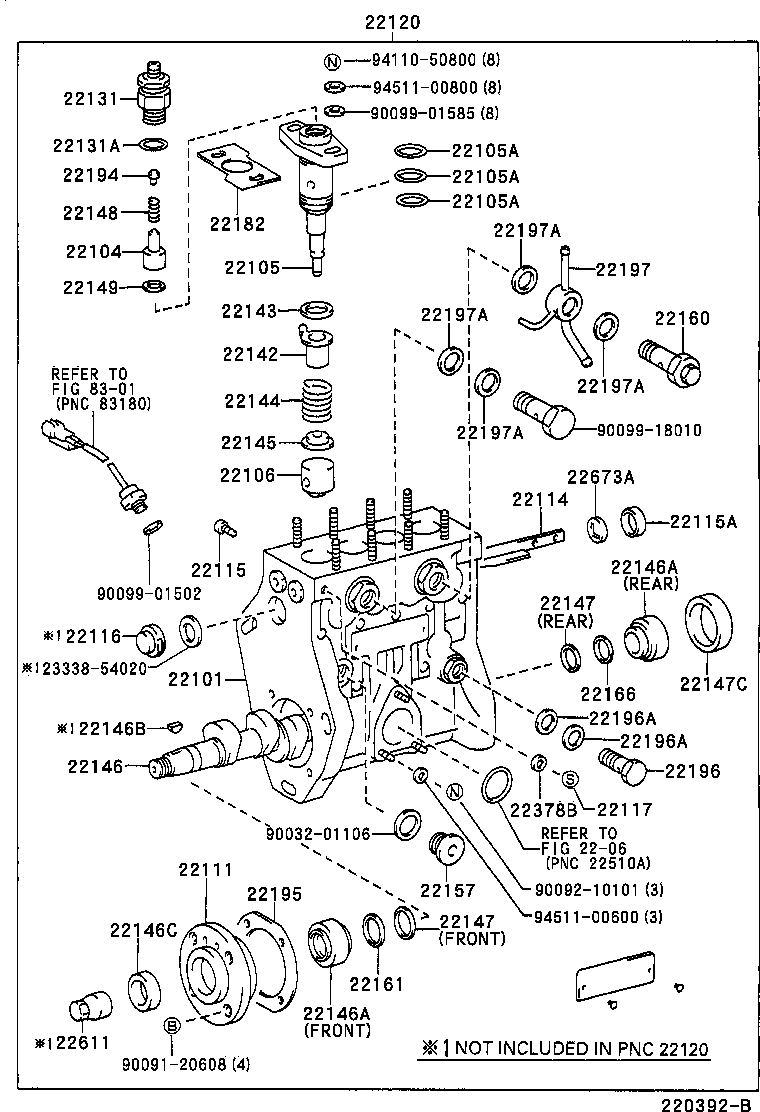  DYNA 200 |  INJECTION PUMP BODY