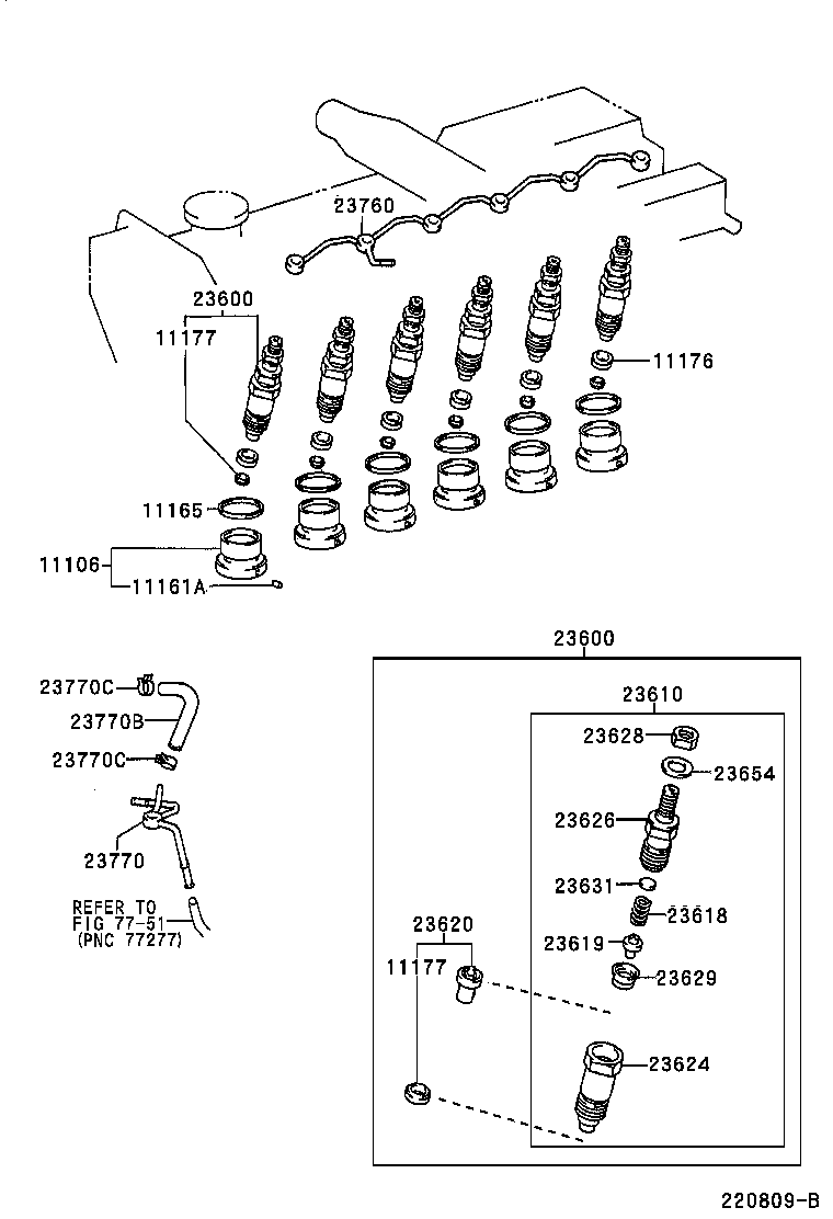  LAND CRUISER 70 |  INJECTION NOZZLE