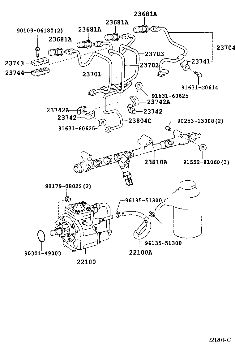  HIACE HIACE S B V |  INJECTION PUMP ASSEMBLY