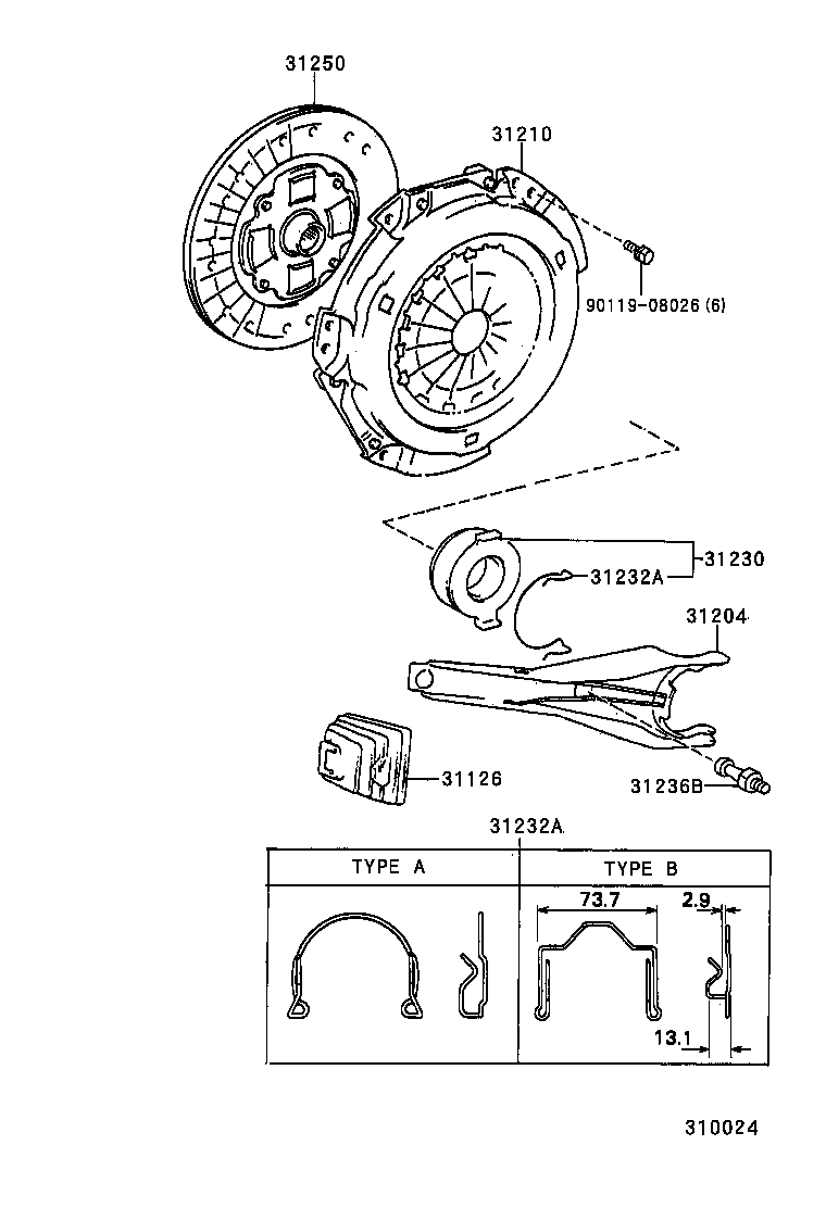  CAMRY |  CLUTCH RELEASE FORK