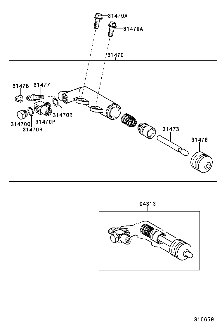  YARIS |  CLUTCH RELEASE CYLINDER