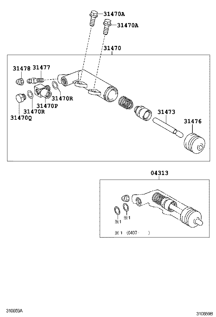  YARIS |  CLUTCH RELEASE CYLINDER