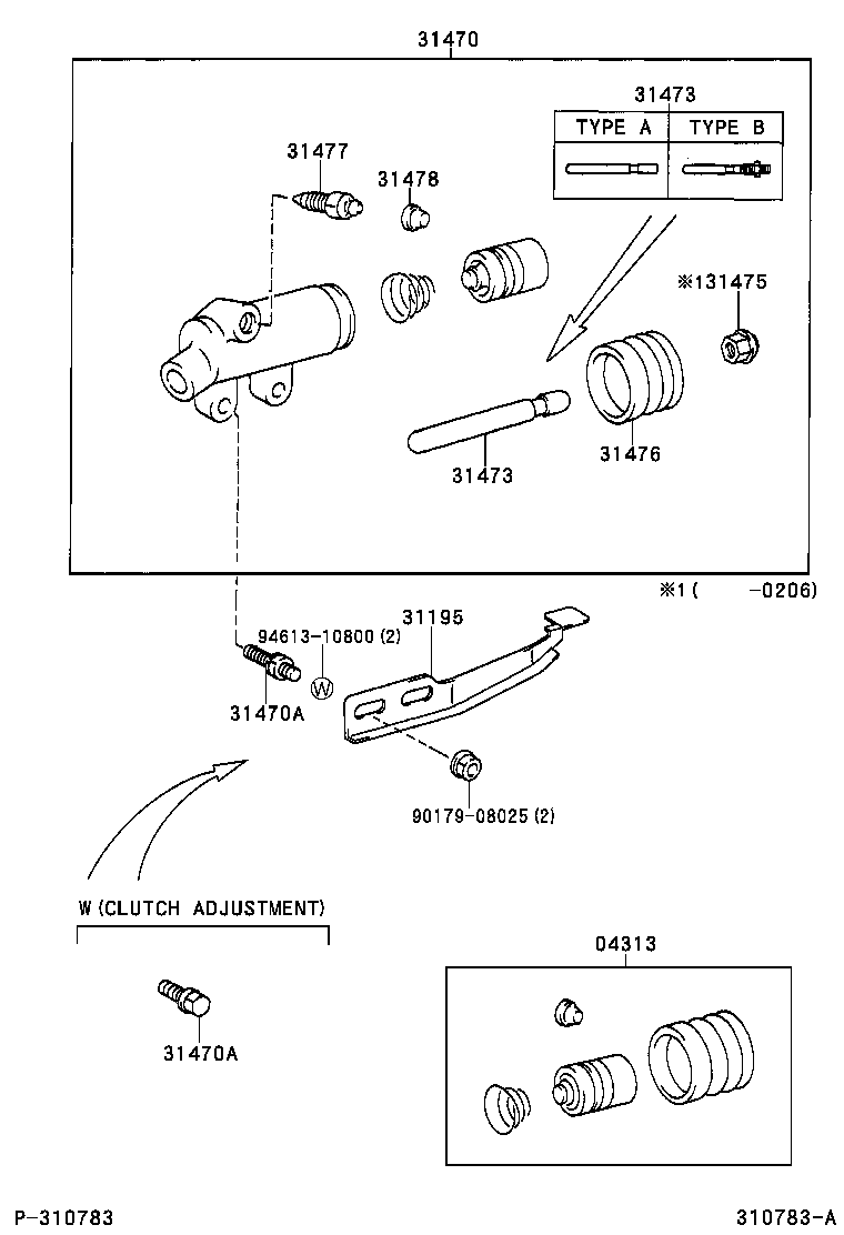  DYNA |  CLUTCH RELEASE CYLINDER