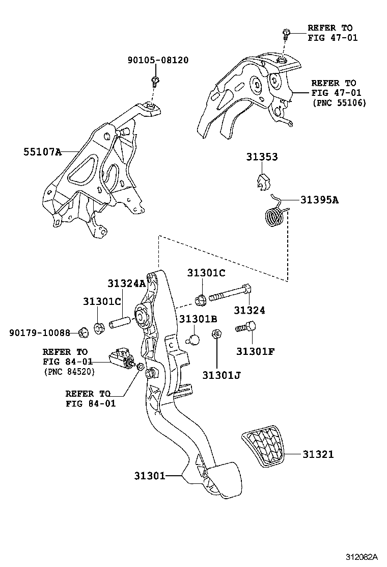  YARIS JPP |  CLUTCH PEDAL FLEXIBLE HOSE