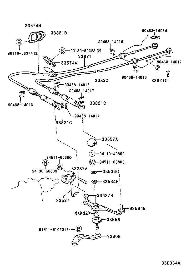  CAMRY |  SHIFT LEVER RETAINER