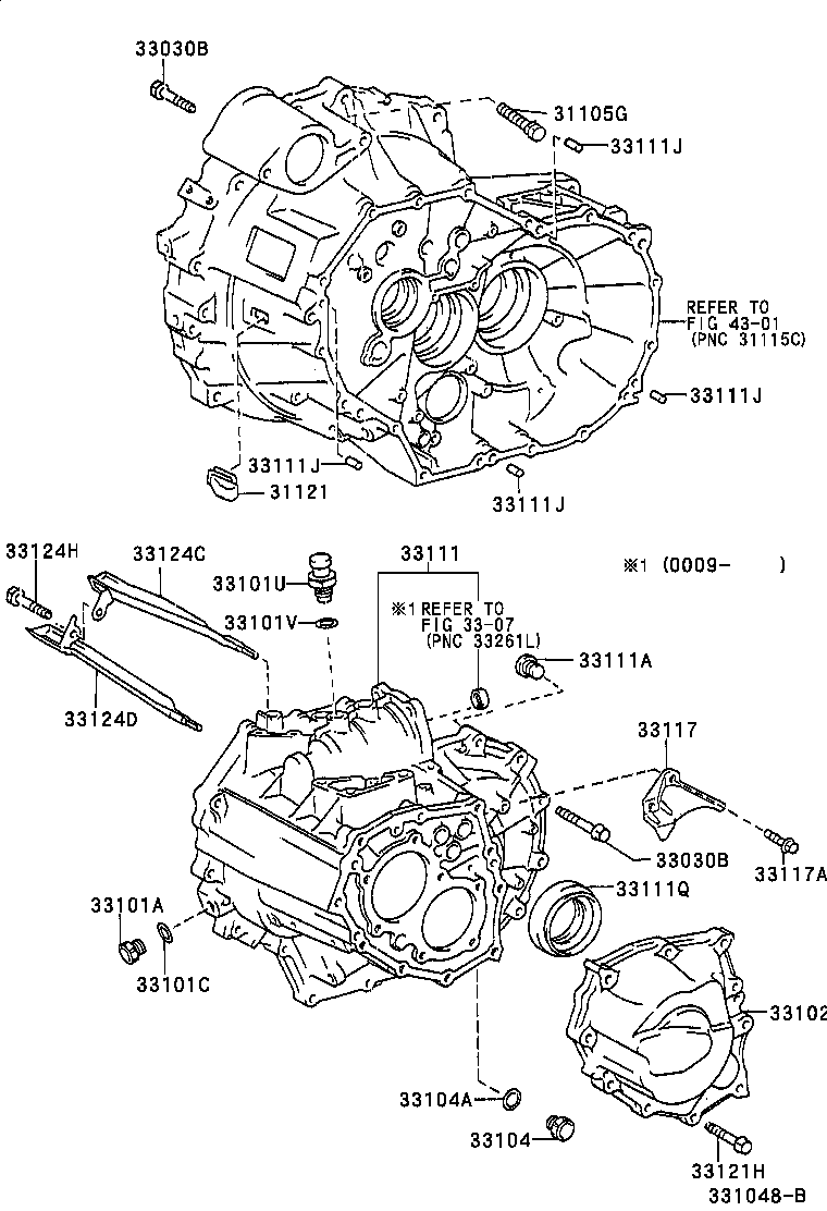  AVENSIS |  CLUTCH HOUSING TRANSMISSION CASE MTM