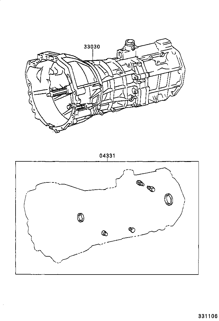  LAND CRUISER 70 |  TRANSAXLE OR TRANSMISSION ASSY GASKET KIT MTM