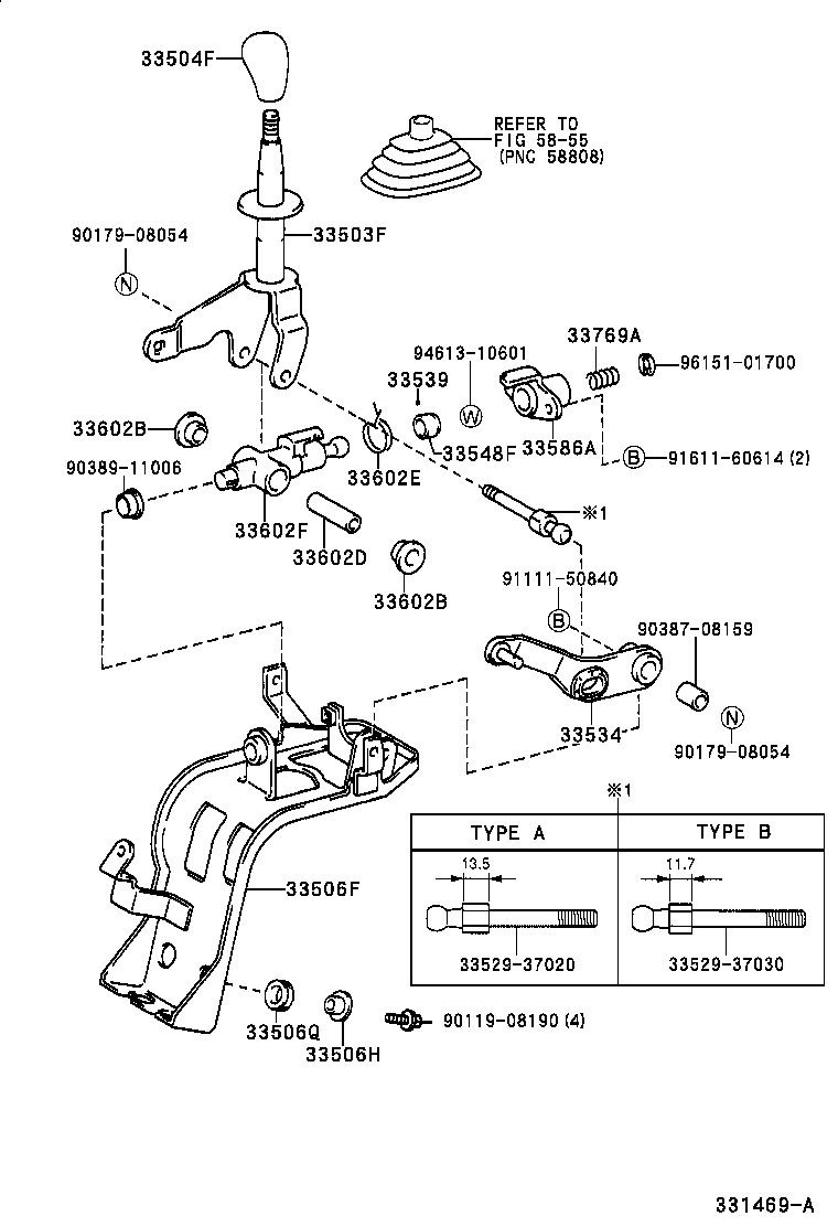  DYNA |  SHIFT LEVER RETAINER