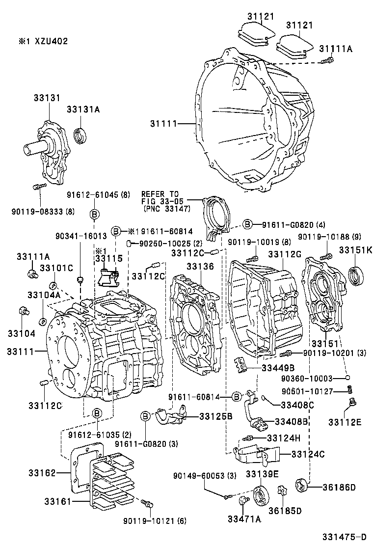  DYNA |  CLUTCH HOUSING TRANSMISSION CASE MTM