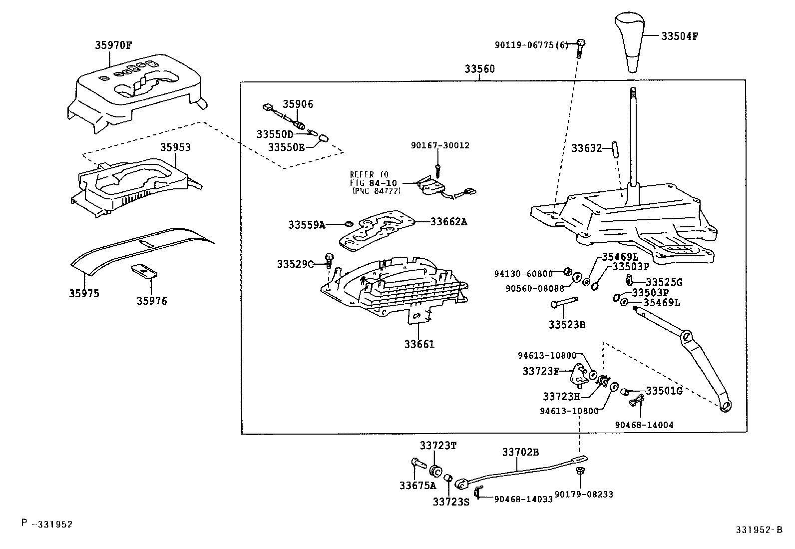  LAND CRUISER 100 |  SHIFT LEVER RETAINER