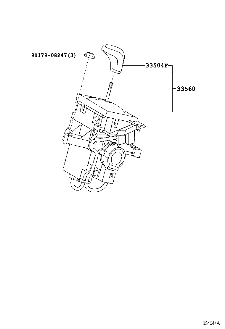  PRIUS PLUG IN HBD |  SHIFT LEVER RETAINER