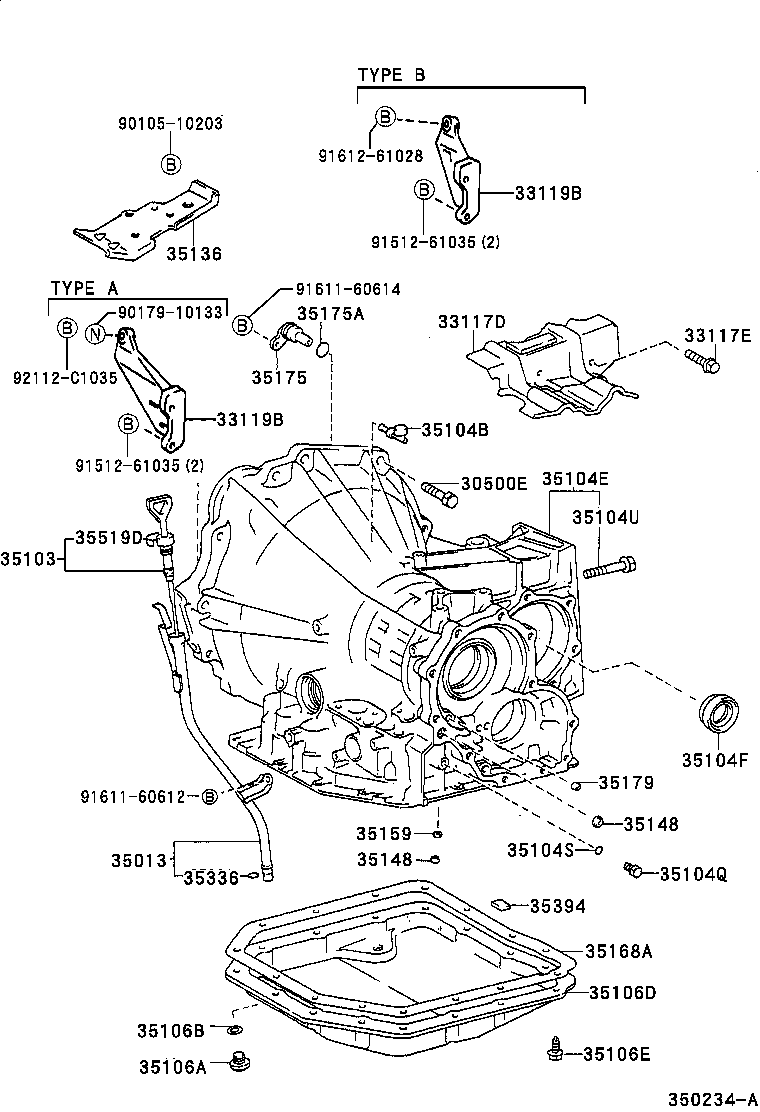  CAMRY |  TRANSMISSION CASE OIL PAN ATM