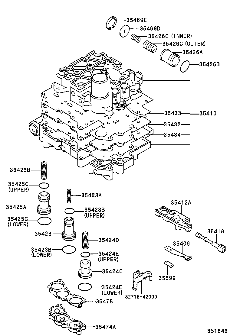  RAV4 |  VALVE BODY OIL STRAINER ATM