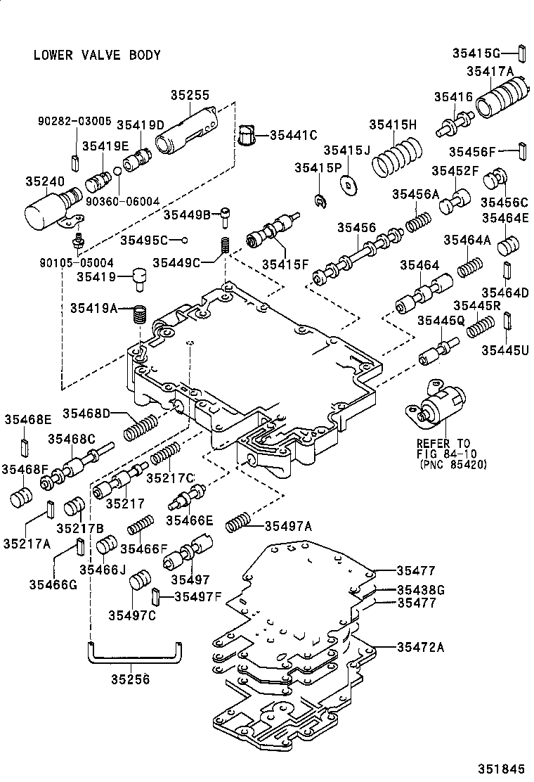  RAV4 |  VALVE BODY OIL STRAINER ATM