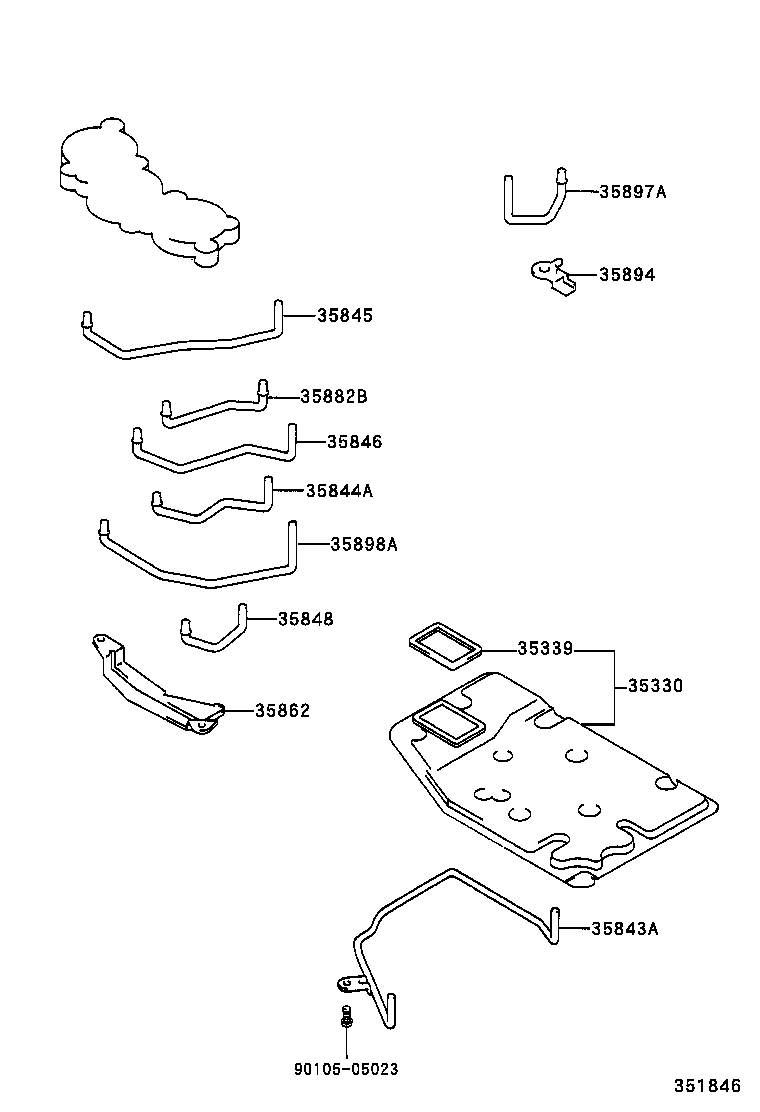  RAV4 |  VALVE BODY OIL STRAINER ATM