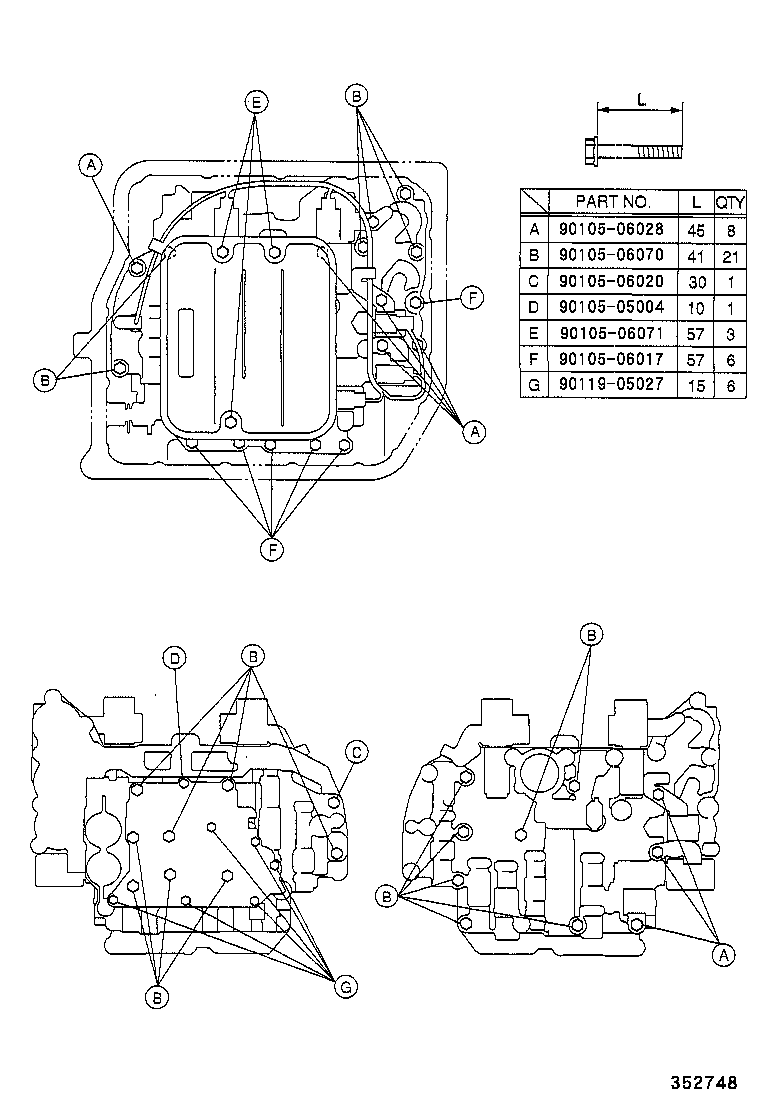  AVENSIS |  VALVE BODY OIL STRAINER ATM