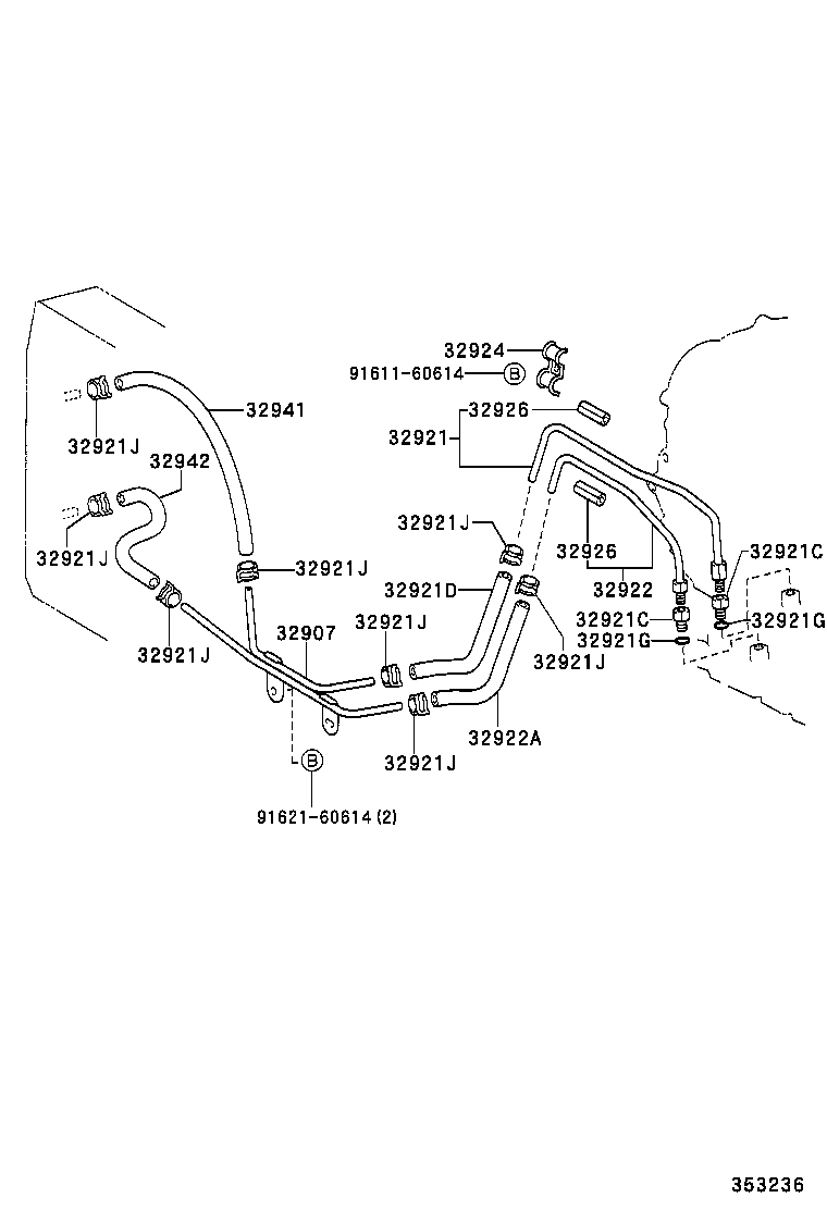  COROLLA VERSO |  OIL COOLER TUBE ATM