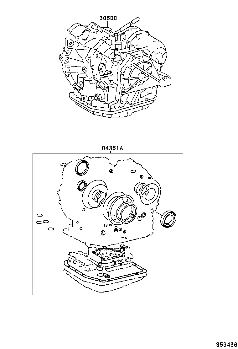  CAMRY |  TRANSAXLE OR TRANSMISSION ASSY GASKET KIT ATM