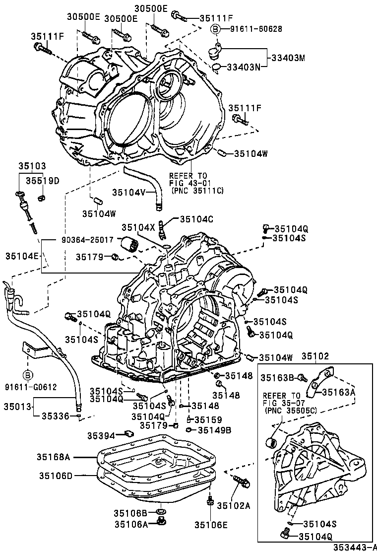  CAMRY |  TRANSMISSION CASE OIL PAN ATM