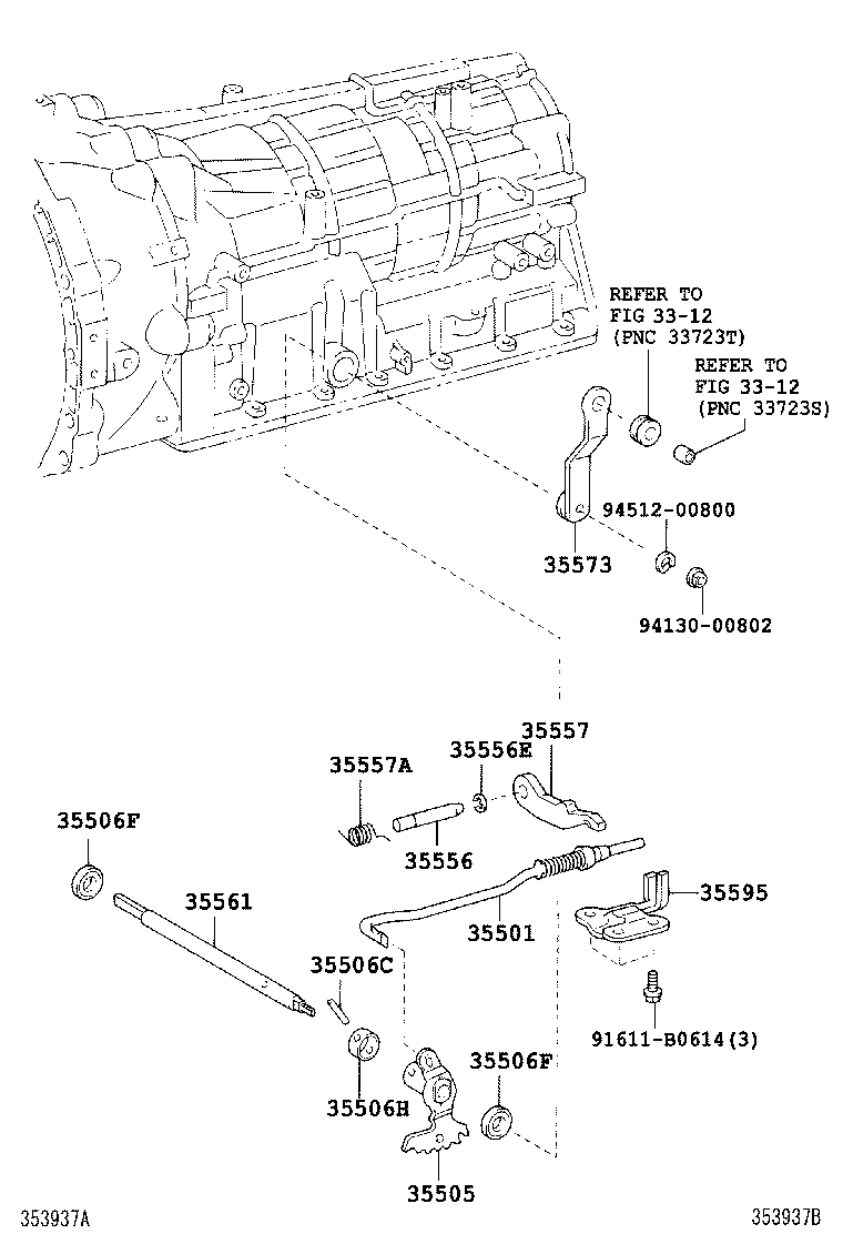  LAND CRUISER 100 |  THROTTLE LINK VALVE LEVER ATM