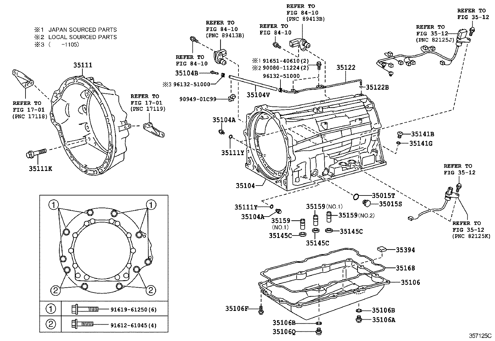  LX570 |  TRANSMISSION CASE OIL PAN ATM