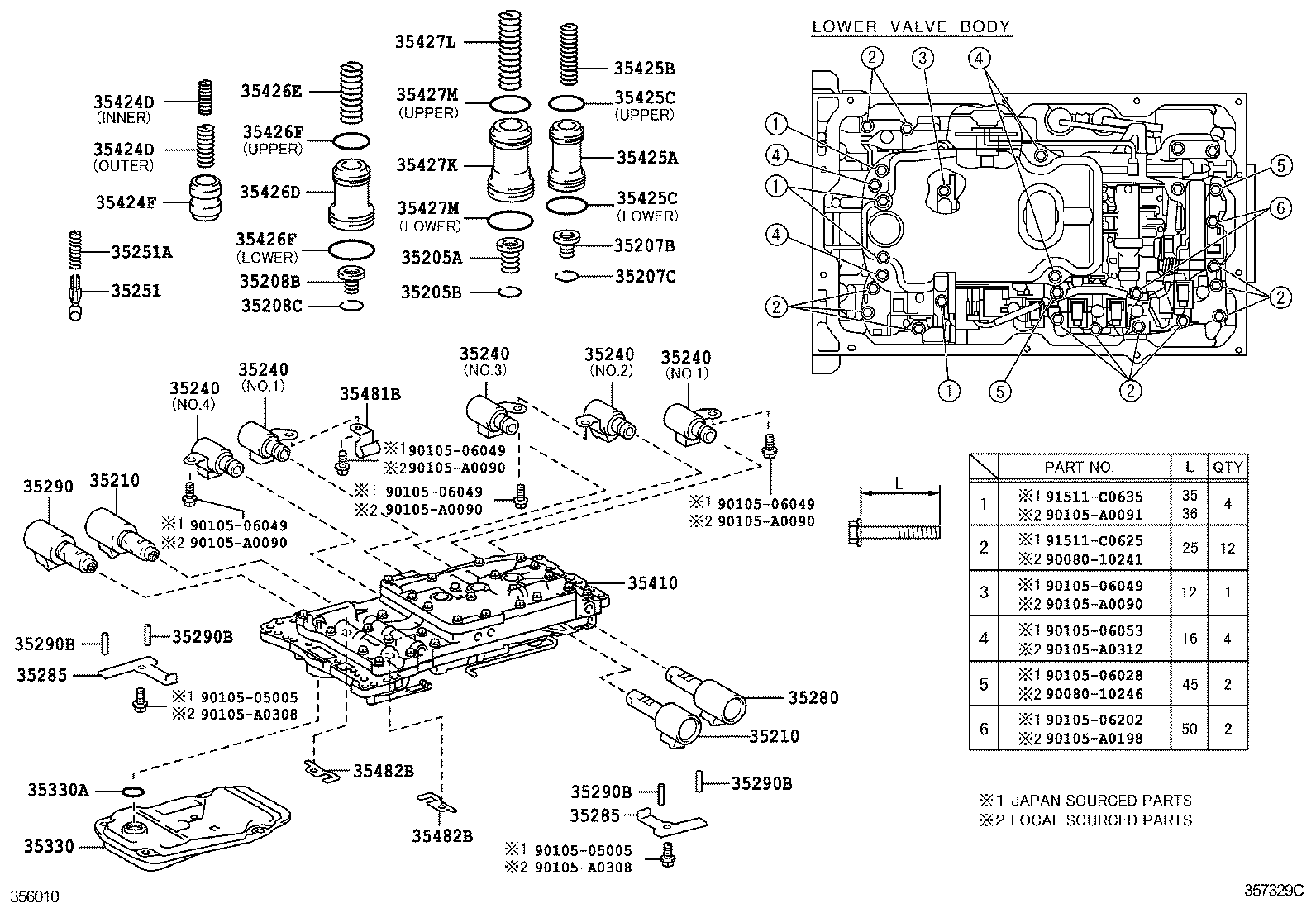  LX570 |  VALVE BODY OIL STRAINER ATM