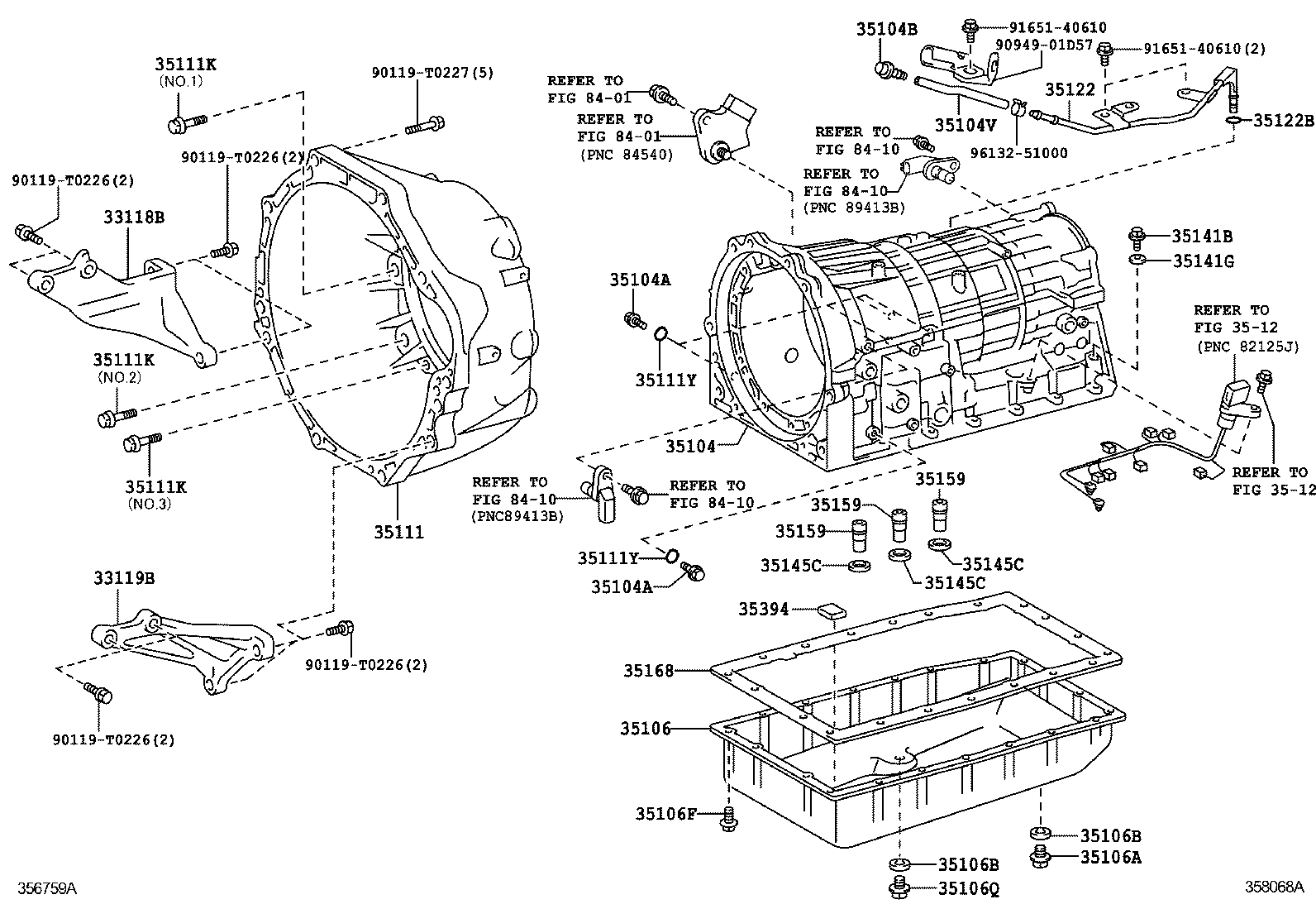  HILUX |  TRANSMISSION CASE OIL PAN ATM