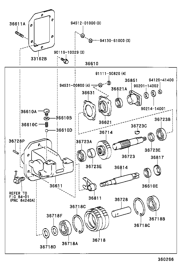  DYNA 200 |  POWER TAKE OFF CASE GEAR