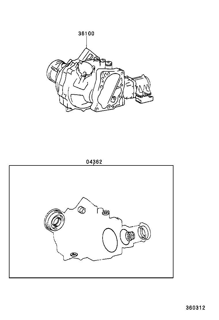  RAV4 |  TRANSFER ASSEMBLY GASKET KIT