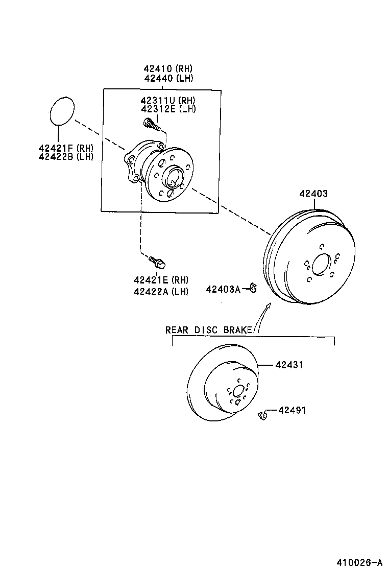  CAMRY |  REAR AXLE SHAFT HUB