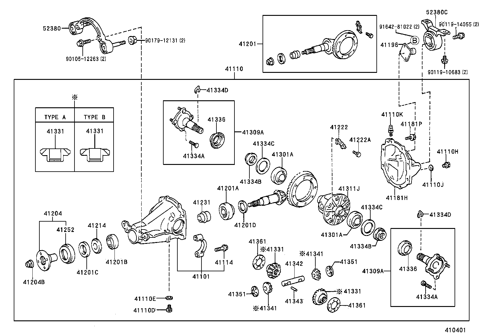  RAV4 |  REAR AXLE HOUSING DIFFERENTIAL