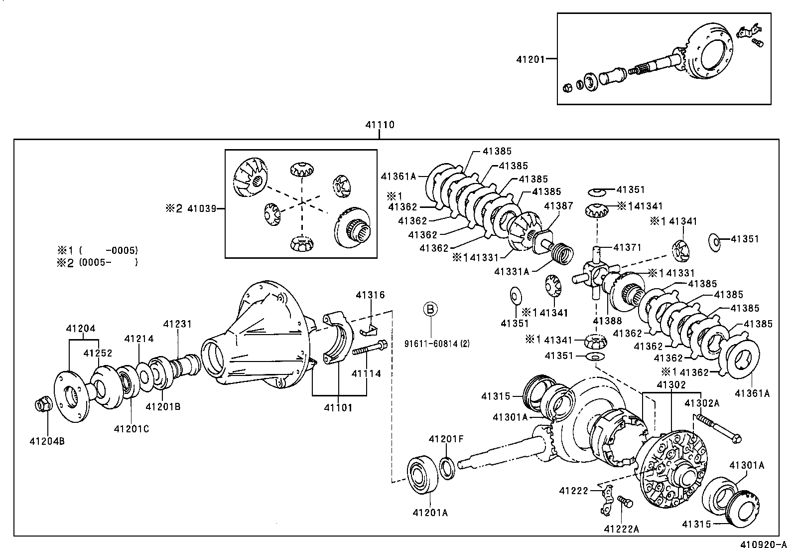  DYNA 100 |  REAR AXLE HOUSING DIFFERENTIAL