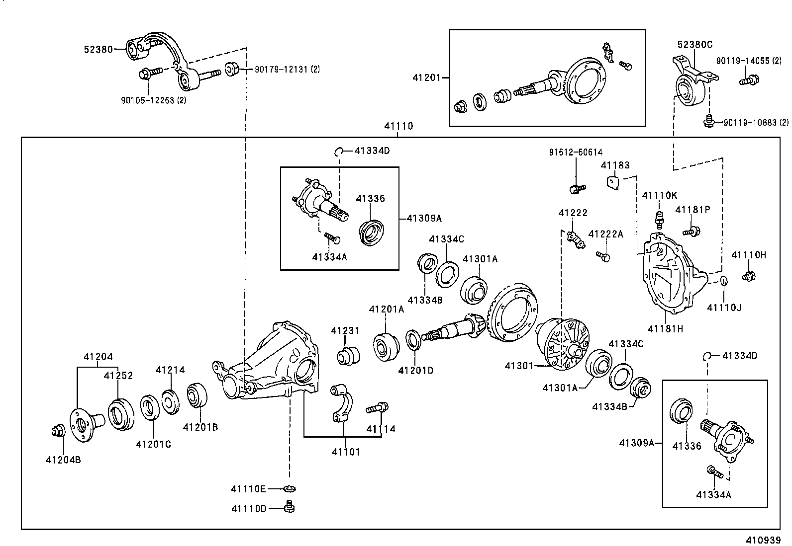  RAV4 |  REAR AXLE HOUSING DIFFERENTIAL