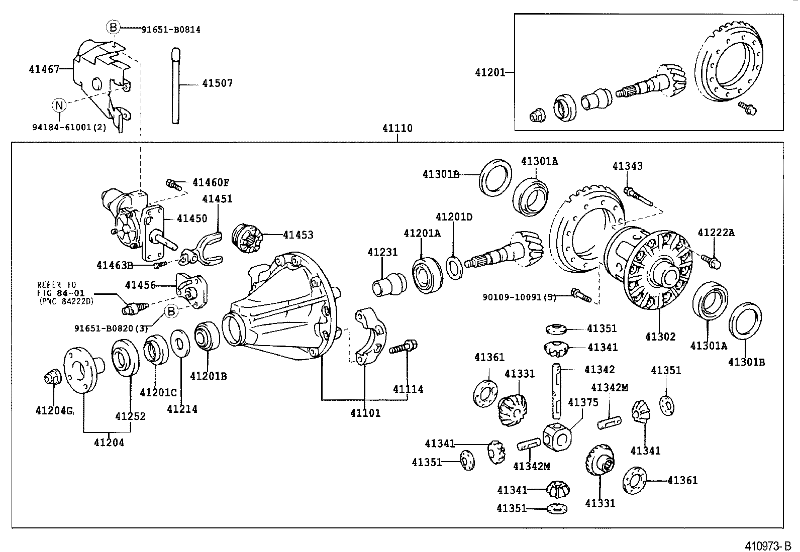  LAND CRUISER 70 |  REAR AXLE HOUSING DIFFERENTIAL