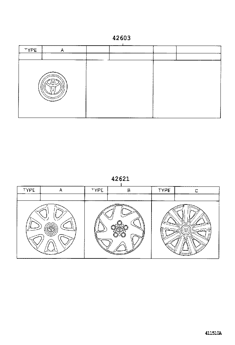  CAMRY |  DISC WHEEL WHEEL CAP