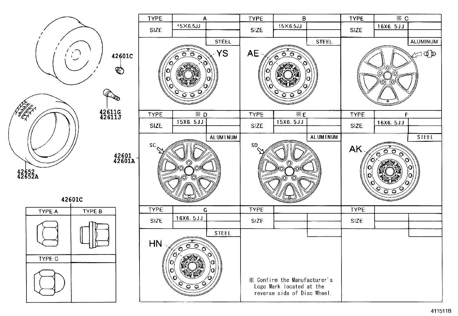  CAMRY |  DISC WHEEL WHEEL CAP