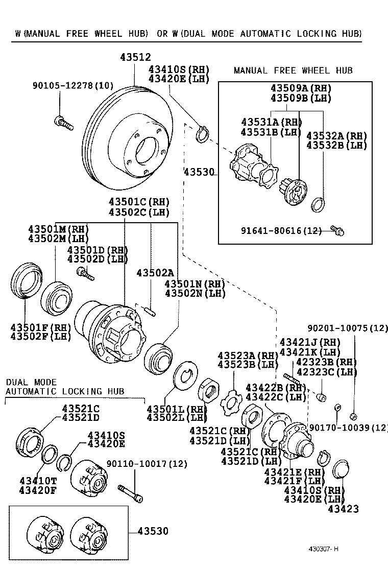  LAND CRUISER 70 |  FRONT AXLE HUB