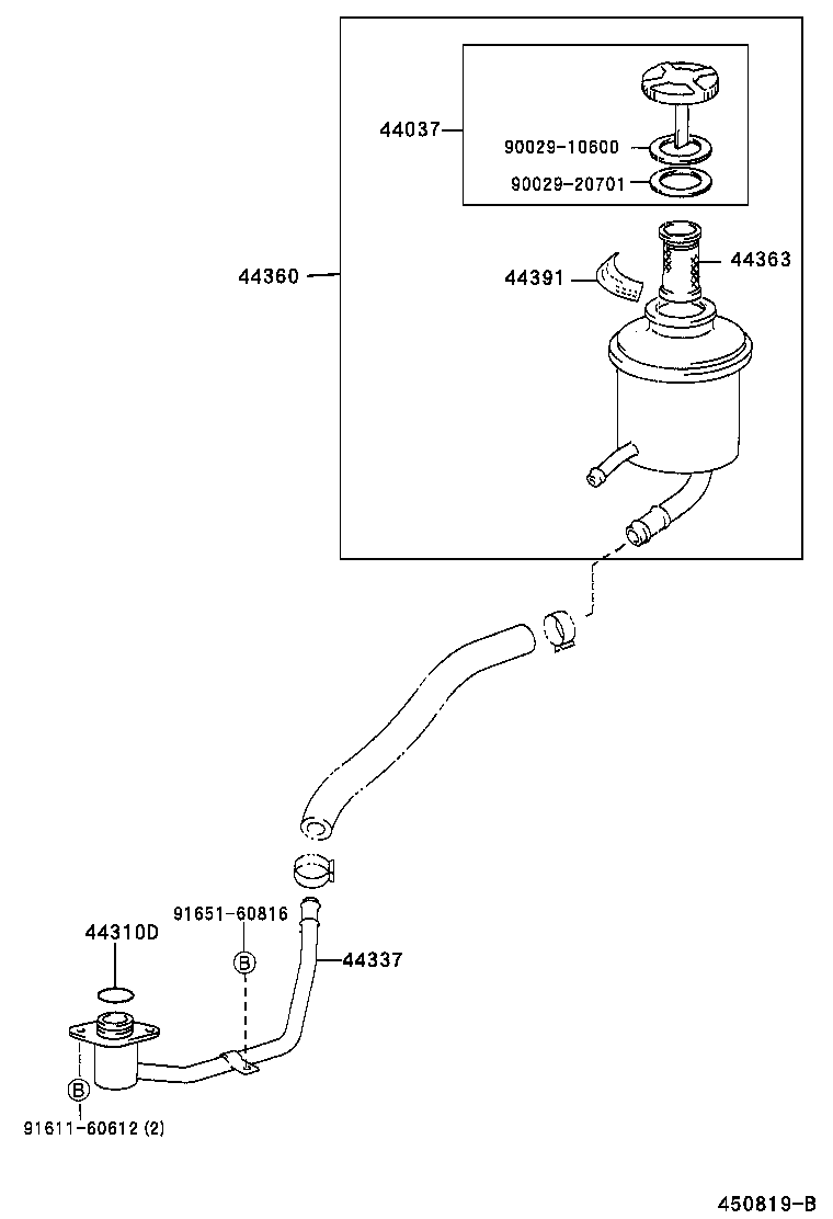  DYNA 200 |  VANE PUMP RESERVOIR POWER STEERING