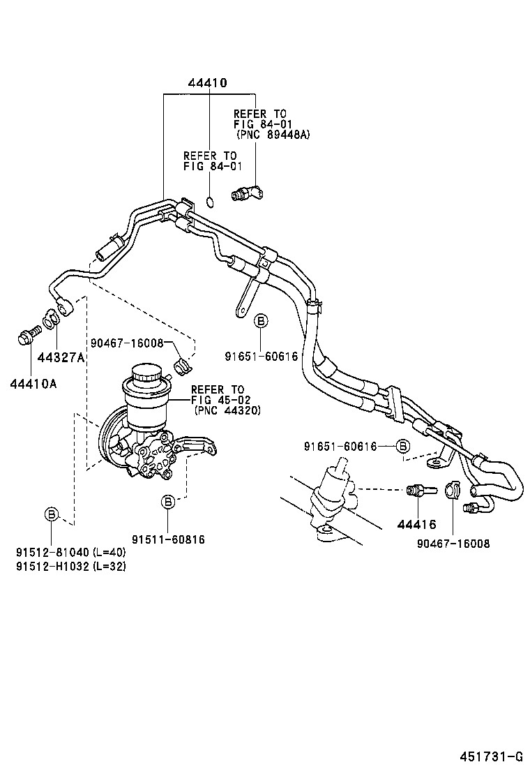  YARIS |  POWER STEERING TUBE