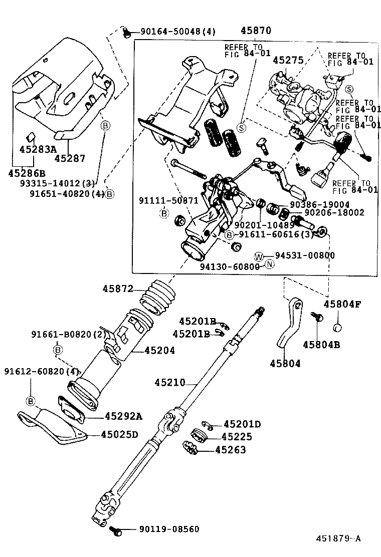  COASTER |  STEERING COLUMN SHAFT