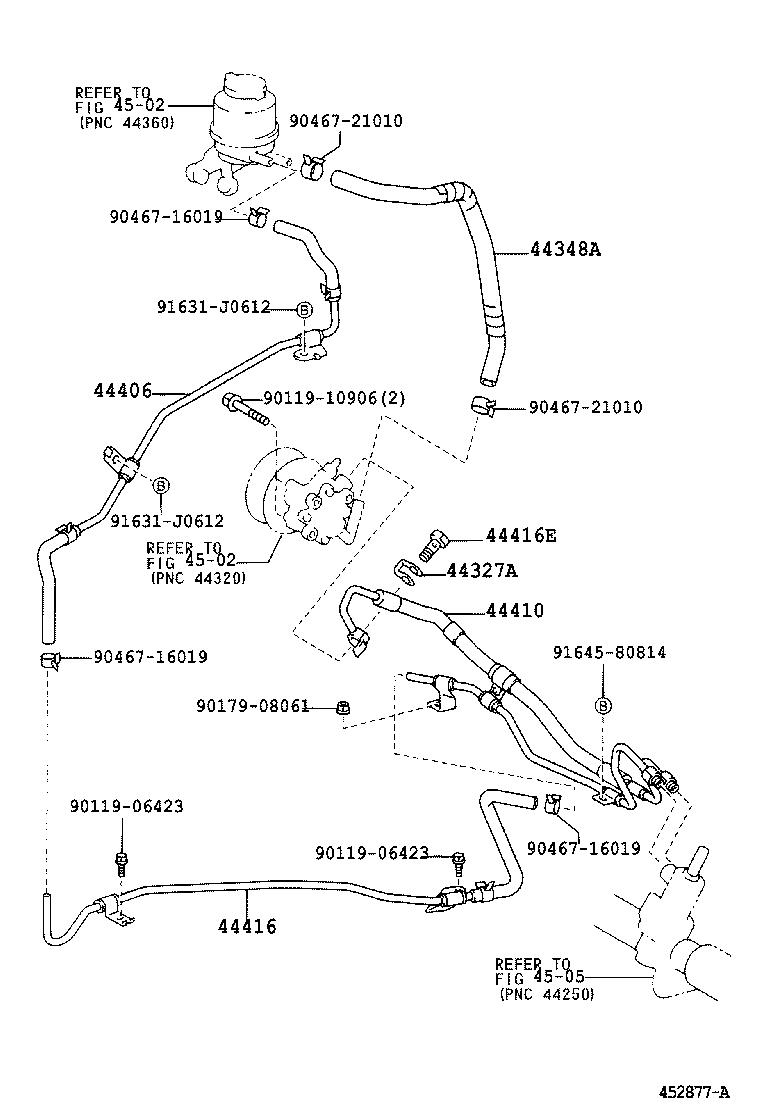  CAMRY |  POWER STEERING TUBE