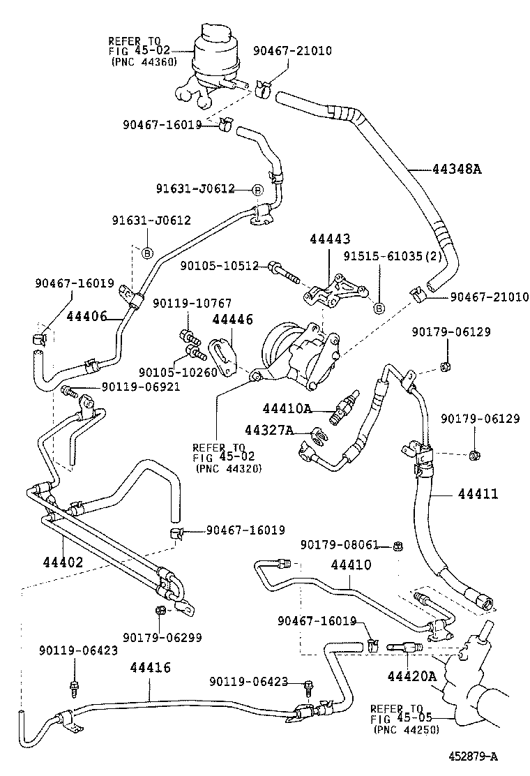  CAMRY |  POWER STEERING TUBE